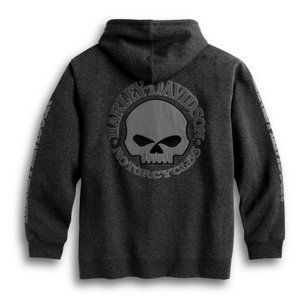 NWT Men's Harley Davidson Hooded Skull Sweatshirt size X-Large